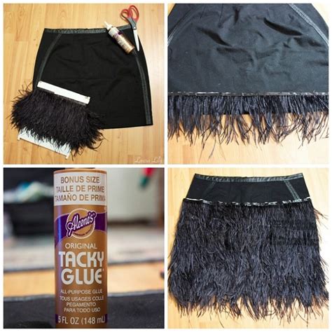 diy feather skirt